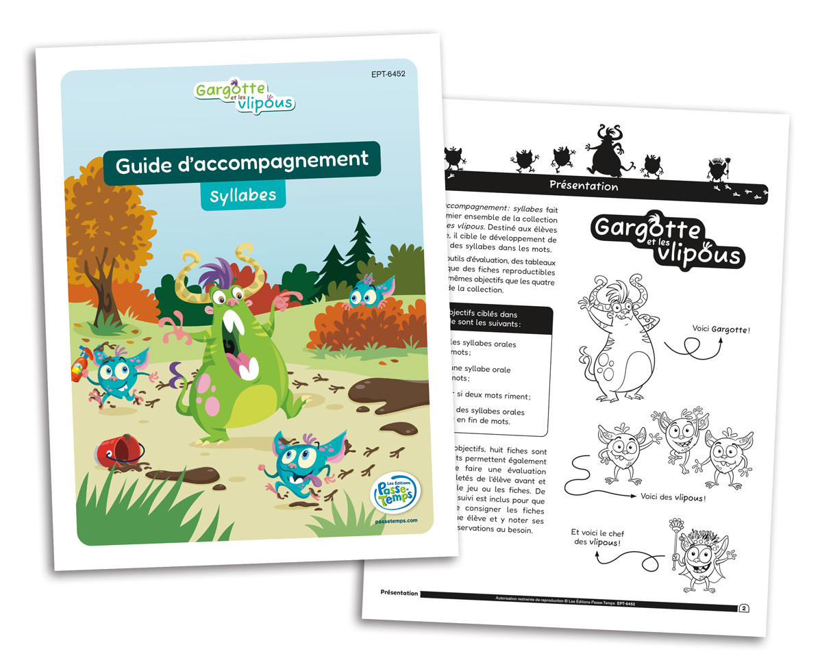 Gargotte Et Les Vlipous Ensemble Syllabes Pr Scolaire Ditions