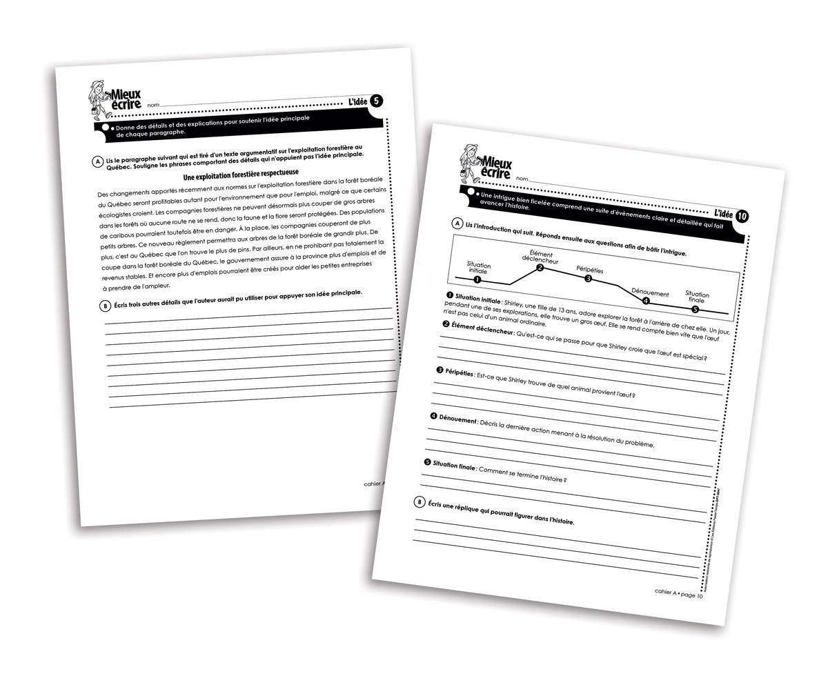 Mieux écrire 2e Secondaire (cahier A) - Secondaire - Éditions Passe-Temps