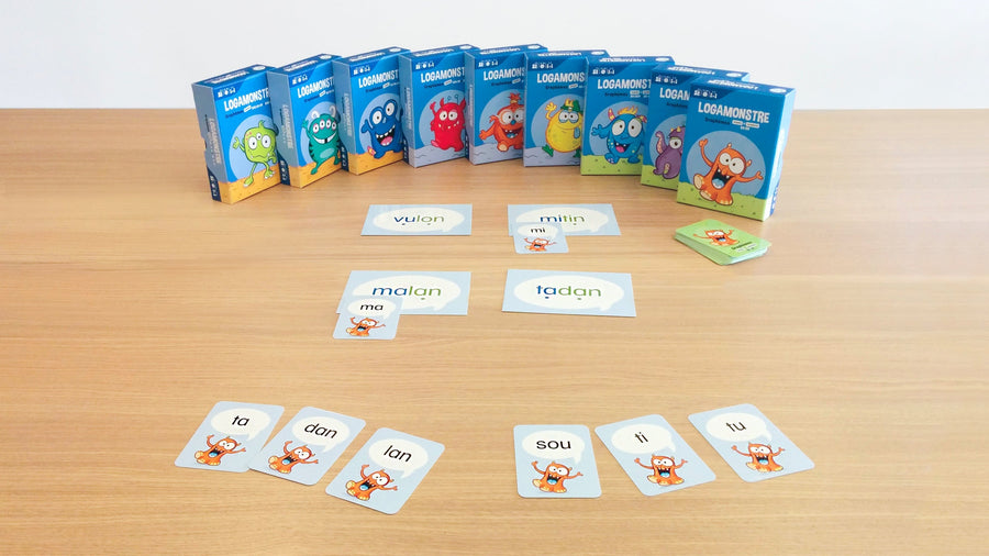 Logamonstre : une série de 9 jeux gradués pour l'apprentissage de la lecture!