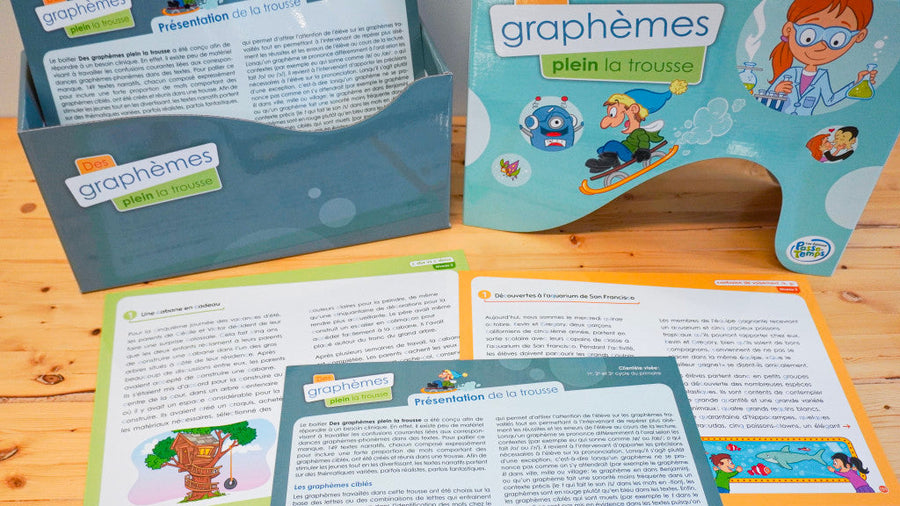 Des graphèmes plein la trousse : un matériel d'intervention pour généraliser l'apprentissage des correspondances graphèmes-phonèmes