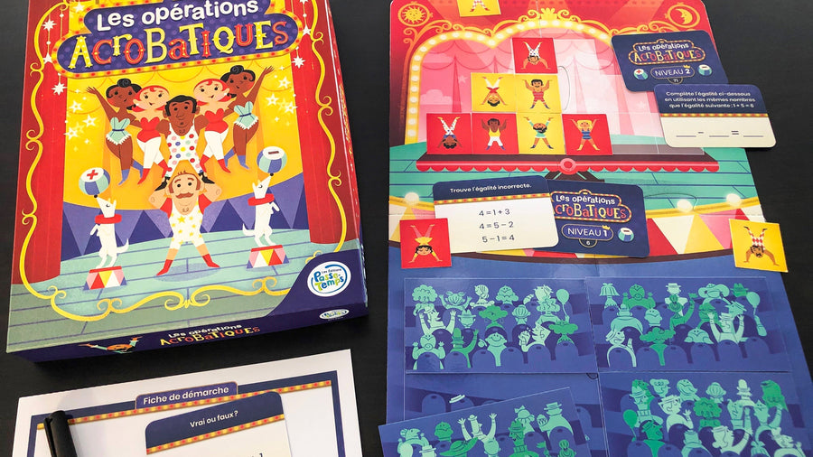Les opérations acrobatiques : un jeu de mathématiques et d'équilibre!