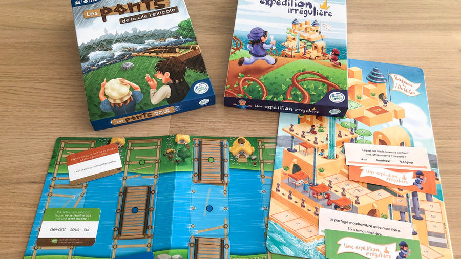 Deux jeux pour travailler les propriétés visuelles des mots!