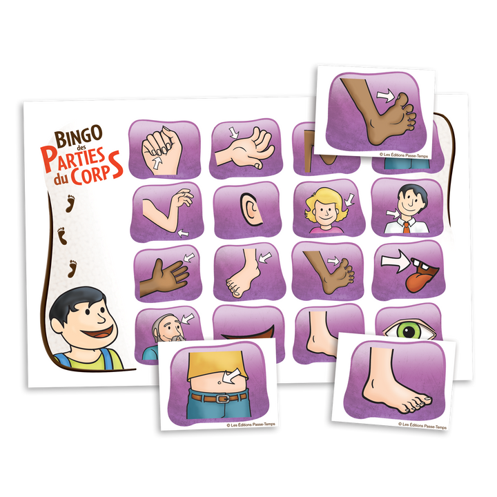 Bingo des parties du corps
