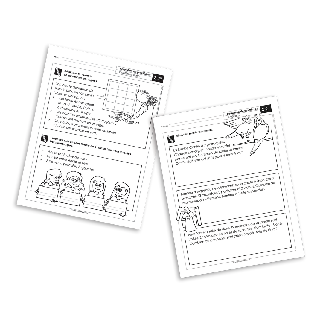 Mathématiques 2 - Résolution de problèmes - Version numérique