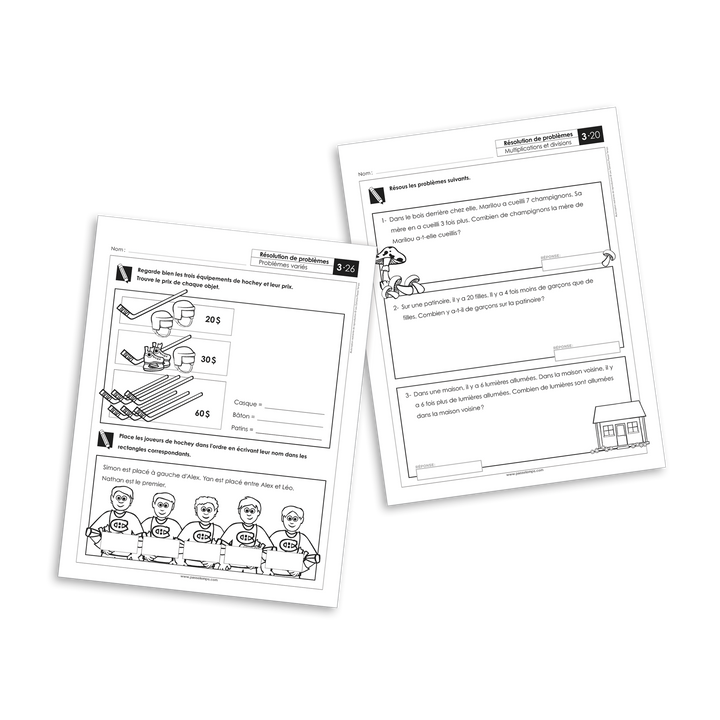 Mathématiques 3 - Résolution de problèmes - Version numérique