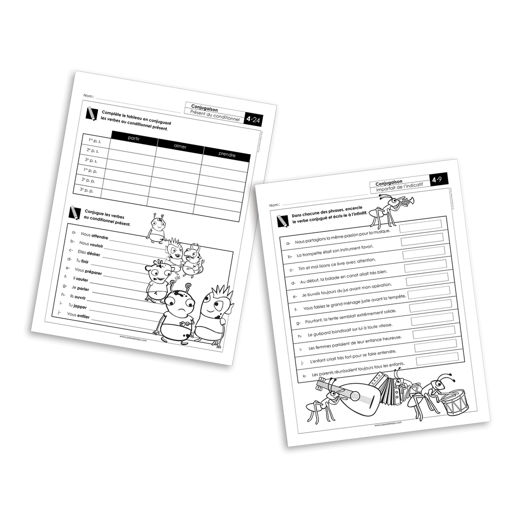 Français 4 - Conjugaison - Version numérique