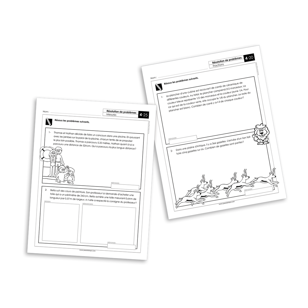 Mathématiques 4 - Résolution de problèmes - Version numérique