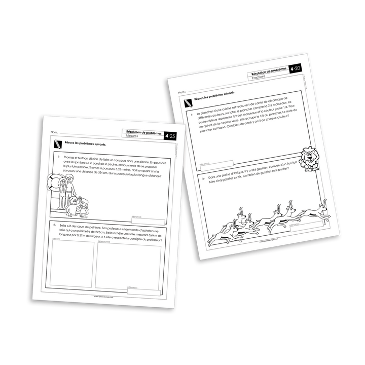 Mathématiques 4 - Résolution de problèmes - Version numérique
