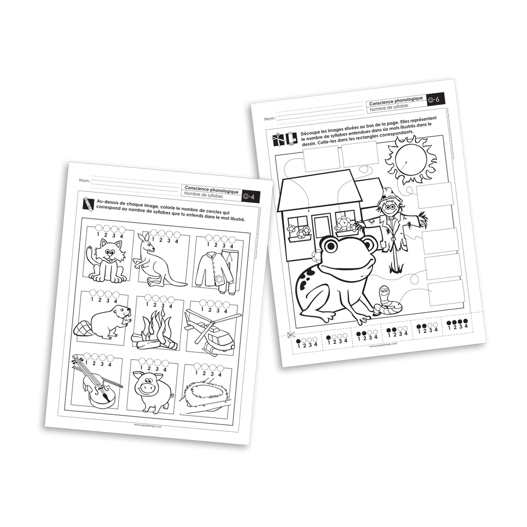 Préscolaire - Conscience phonologique - Version numérique