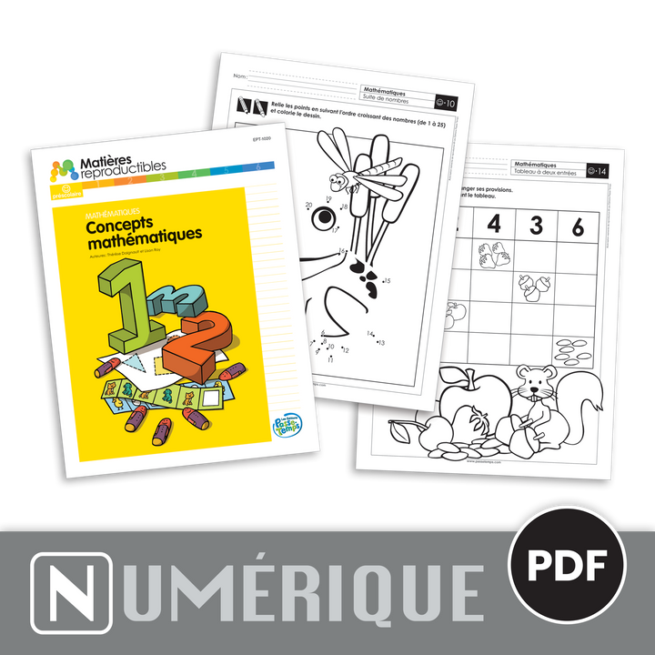 Préscolaire - Mathématiques - Version numérique
