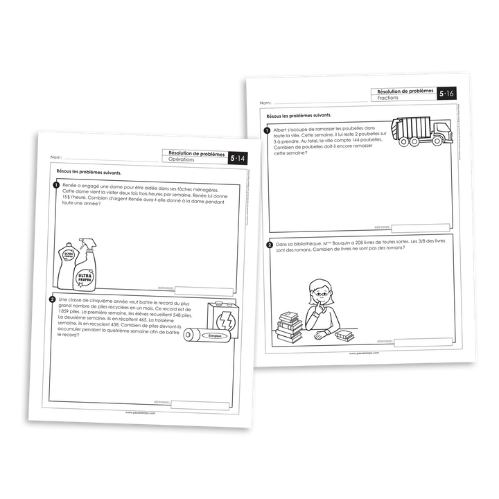 Mathématiques 5 - Résolution de problèmes - Version numérique