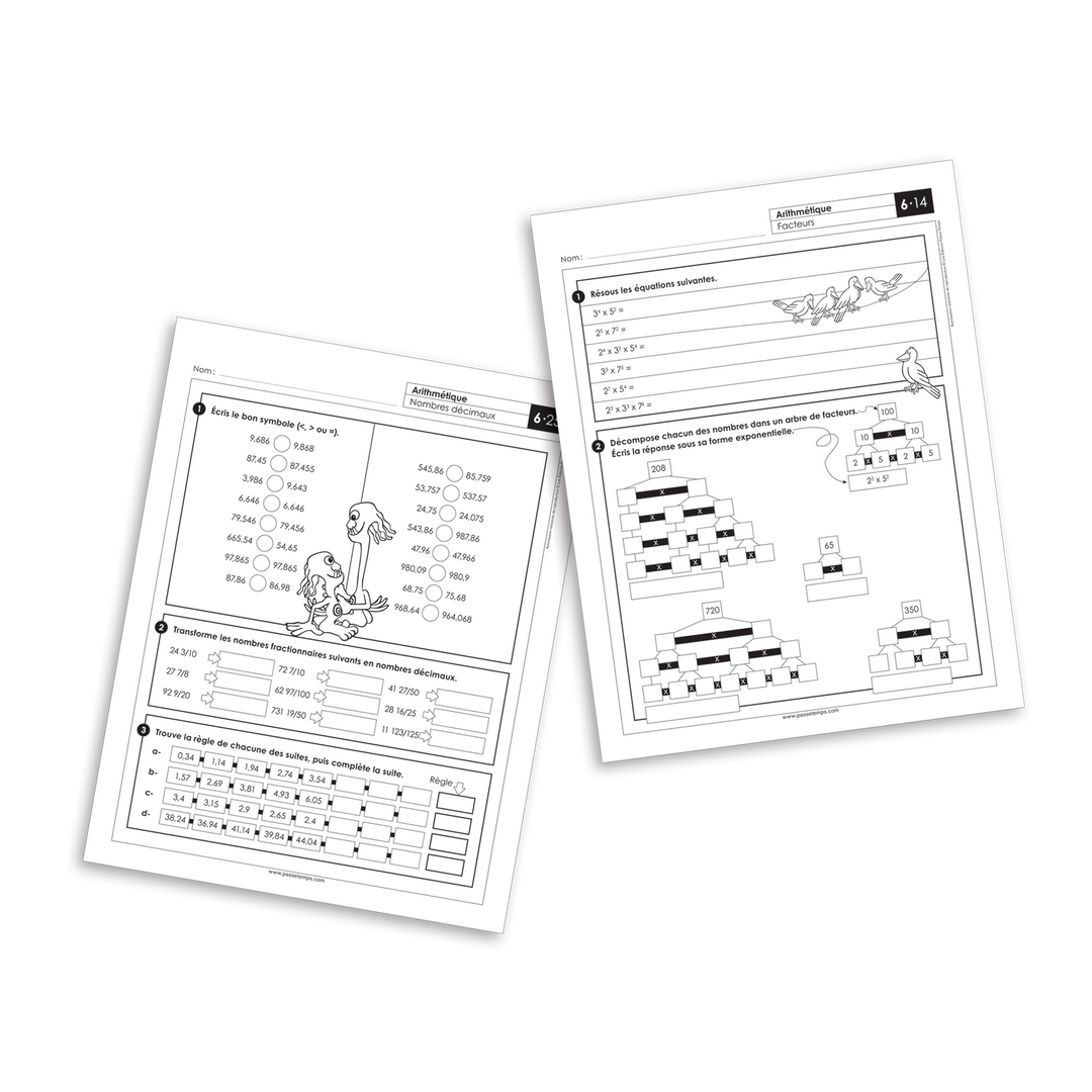Mathématiques 6 - Arithmétique - Version numérique