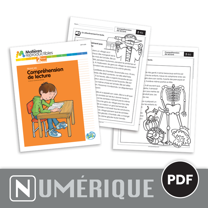 Français 2 - Compréhension de lecture B - Version numérique
