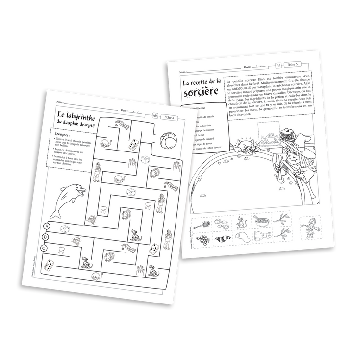 Orthophonie à la maison - Occlusives - Version numérique