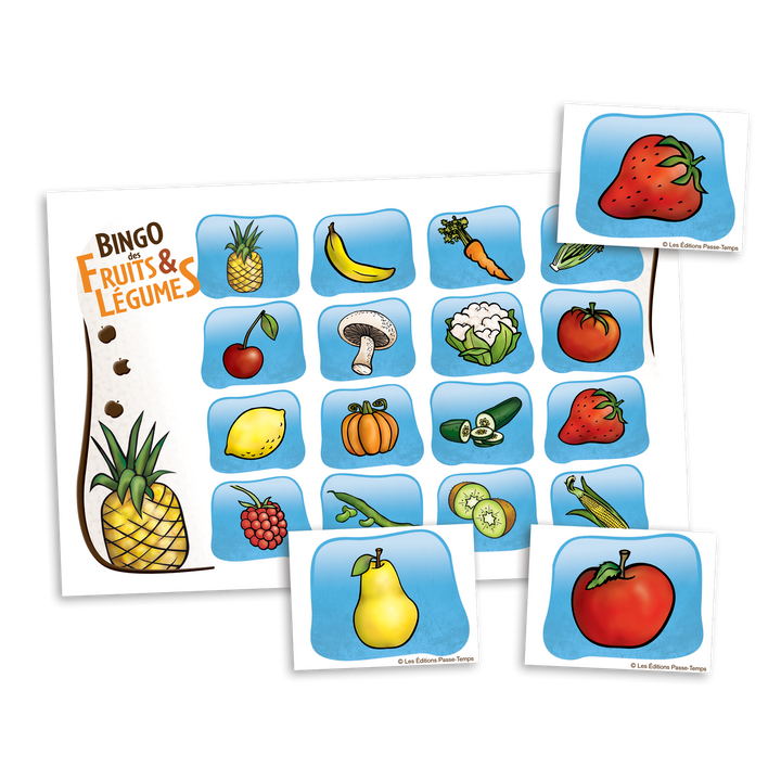 Bingo des fruits et légumes