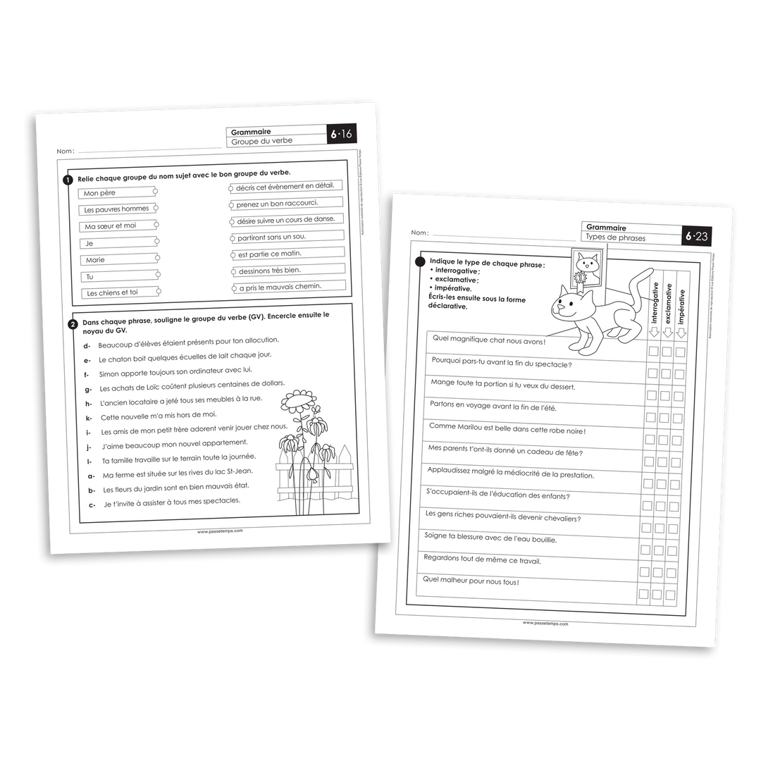 Français 6 - Grammaire - Version numérique