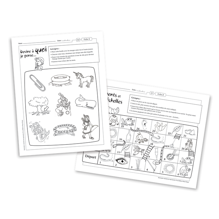 Orthophonie à la maison - Consonnes nasales - Version numérique