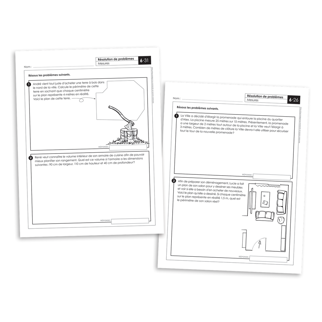 Mathématiques 6 - Résolution de problèmes - Version numérique