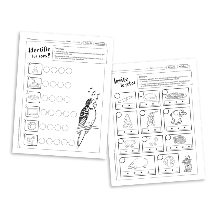 Orthophonie à la maison - Conscience phonologique - Version numérique