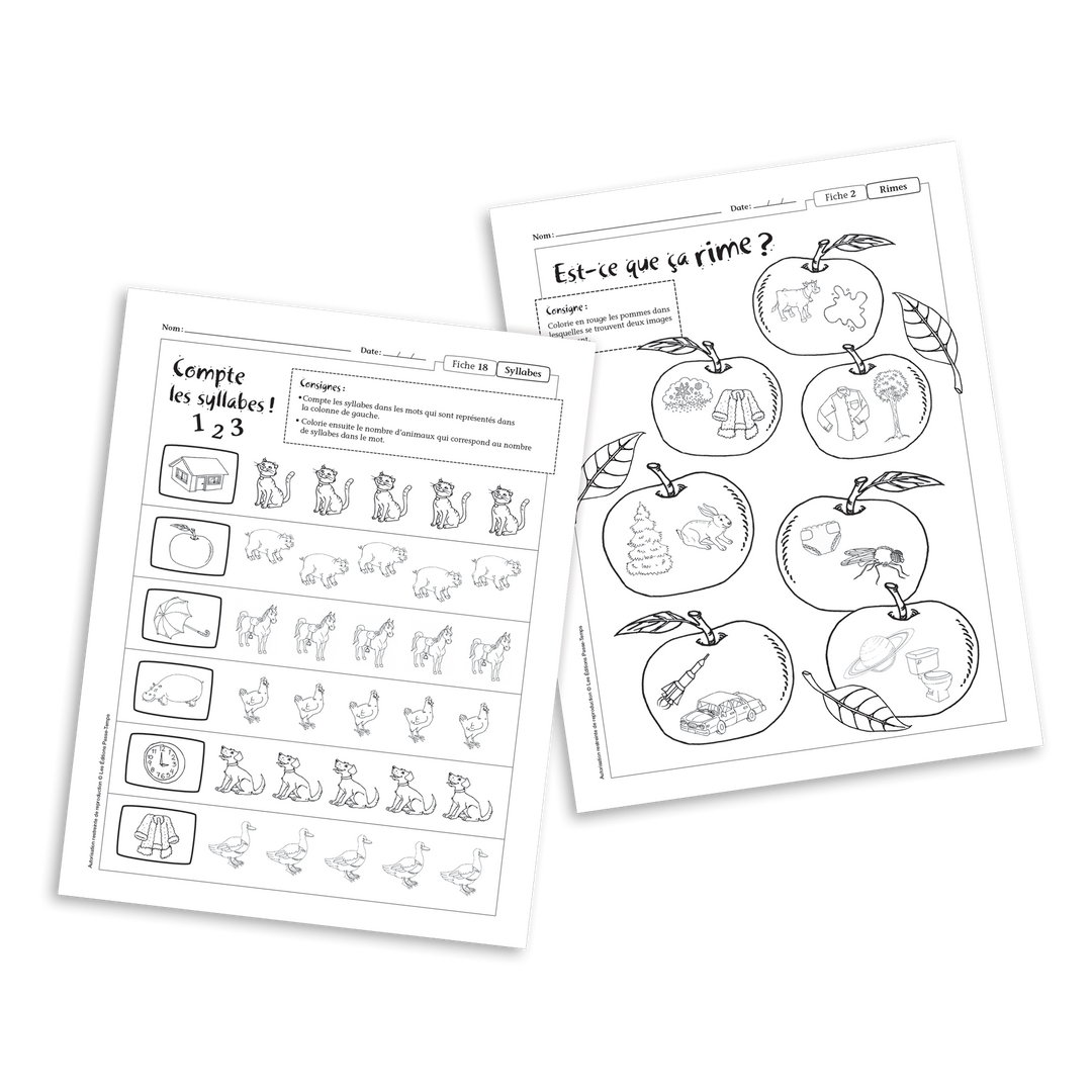 Orthophonie à la maison - Conscience phonologique - Version numérique
