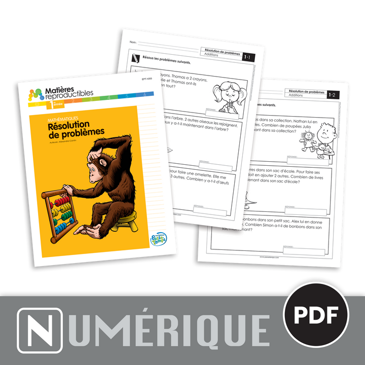 Mathématiques 1 - Résolution de problèmes - Version numérique