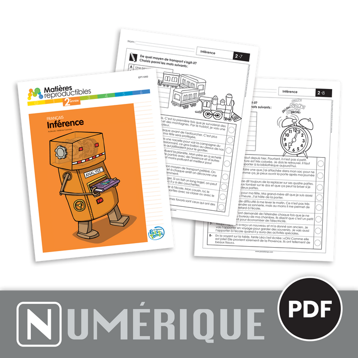 Français 2 - Inférence - Version numérique