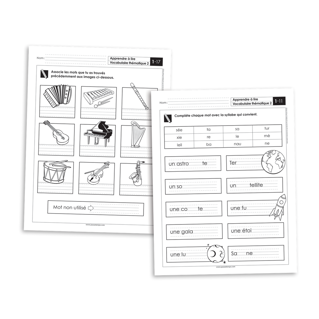 Français 1 - Vocabulaire thématique 2 - Version numérique