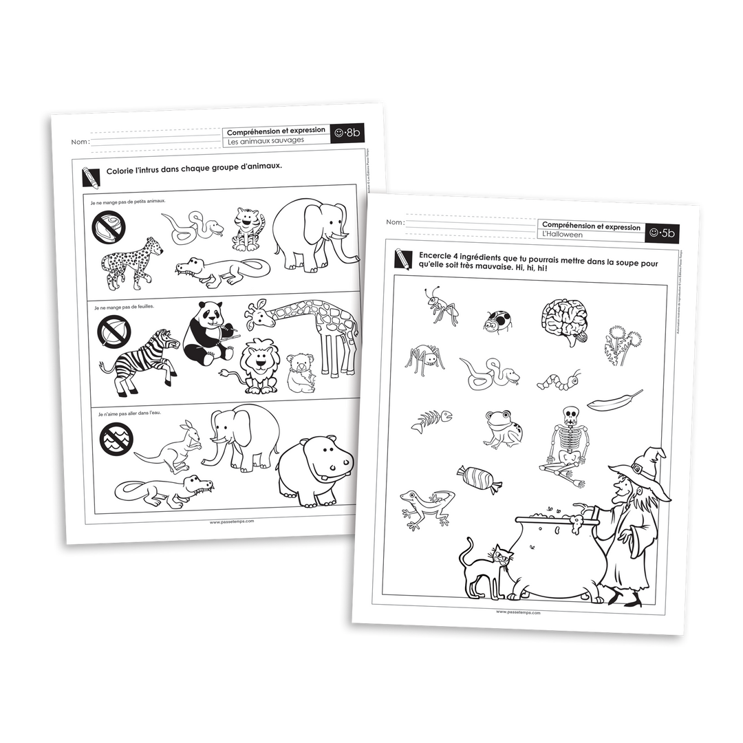 Préscolaire - Compréhension et expression orale 1 - Version numérique