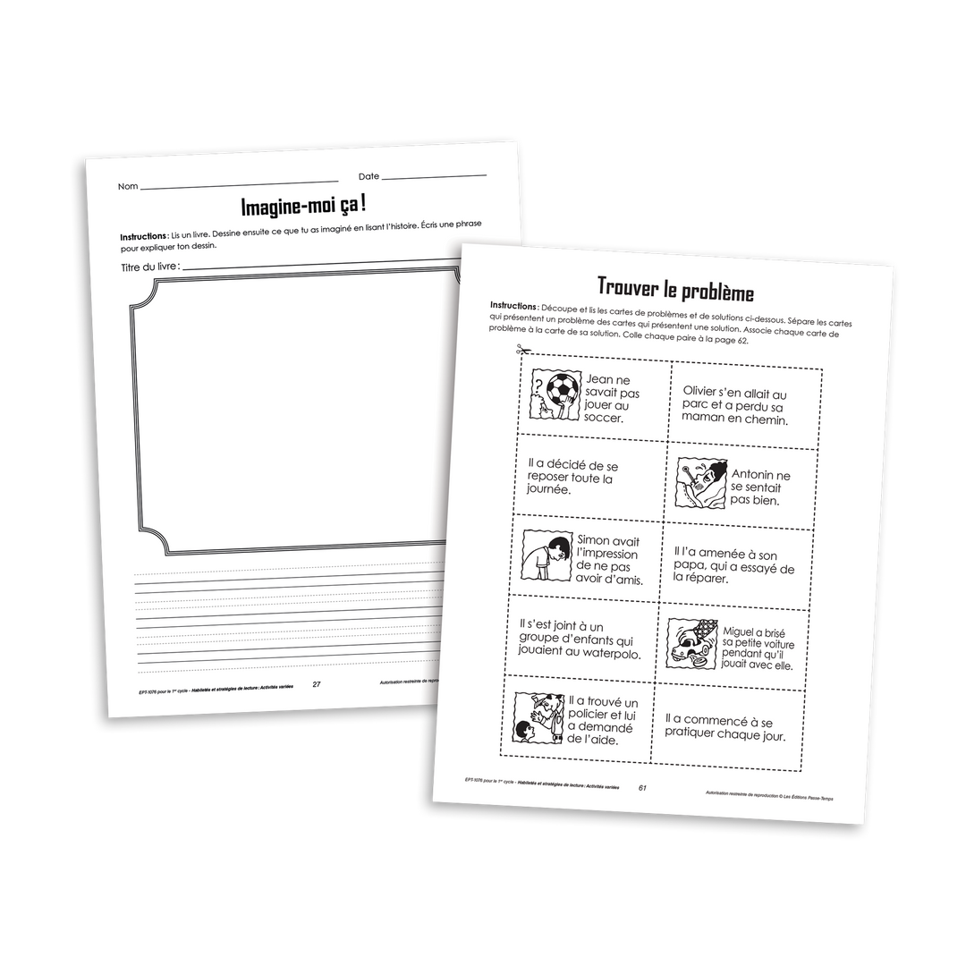 Habiletés de lecture variées - 1er cycle - Version numérique