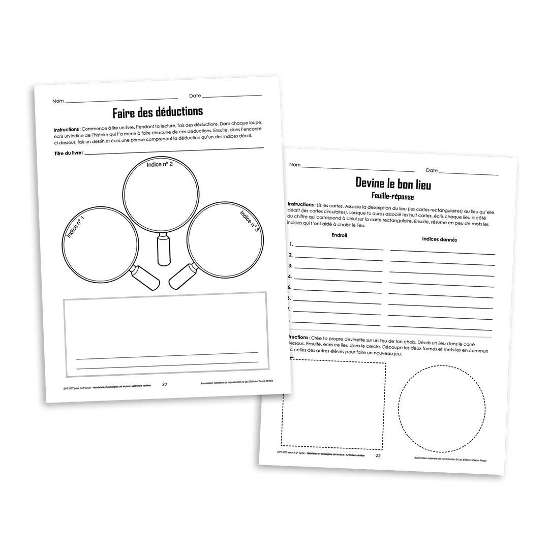 Habiletés de lecture variées - 2e cycle - Version numérique