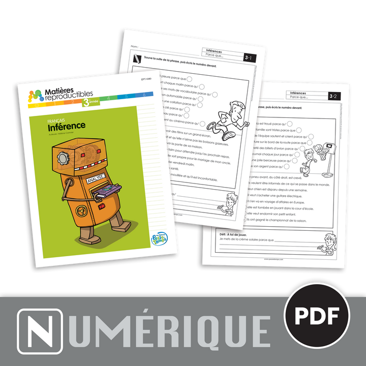 Français 3 - Inférence - Version numérique