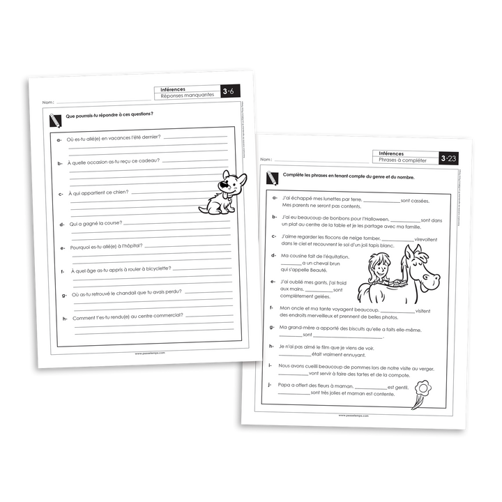 Français 3 - Inférence - Version numérique