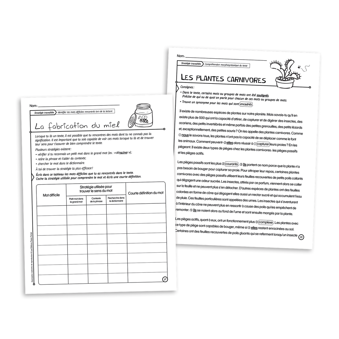 Comprendre des textes informatifs - 3e cycle - Version numérique