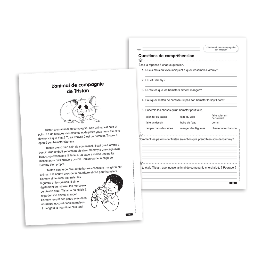 Lire et comprendre avec des textes gradués - 2e année - Cahier 1 - Version numérique