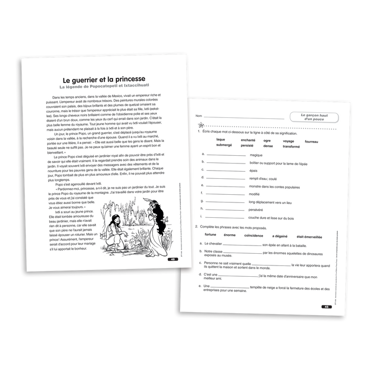 Lire et comprendre avec des textes gradués - 5e année - Cahier 1 - Version numérique