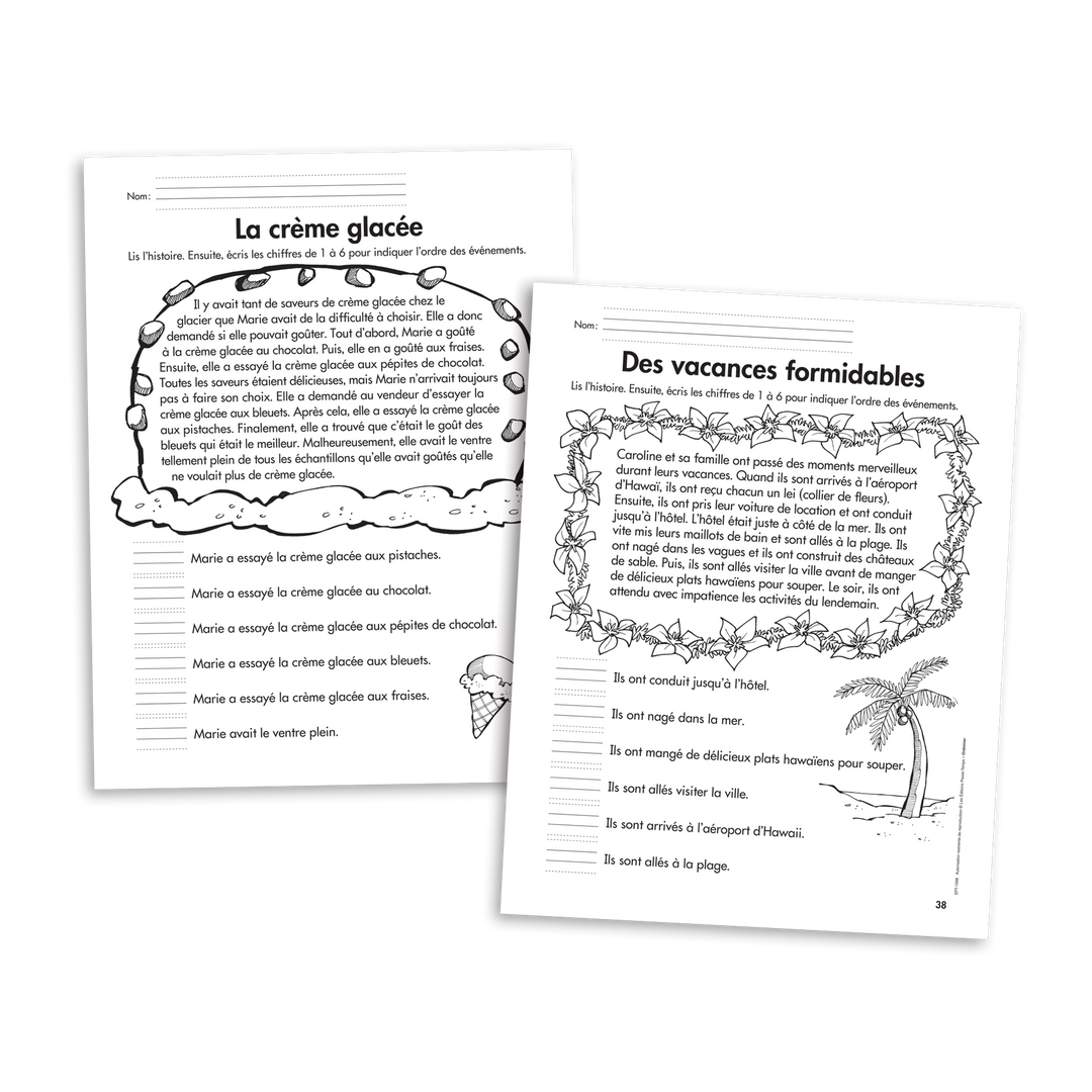 Habiletés de lecture - 1er cycle - Ordonner - Version numérique