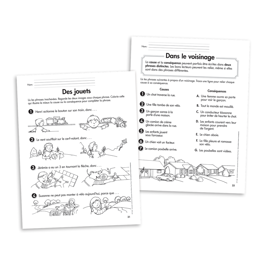 Habiletés de lecture - 1er cycle - Fait/opinion et cause/conséquence - Version numérique