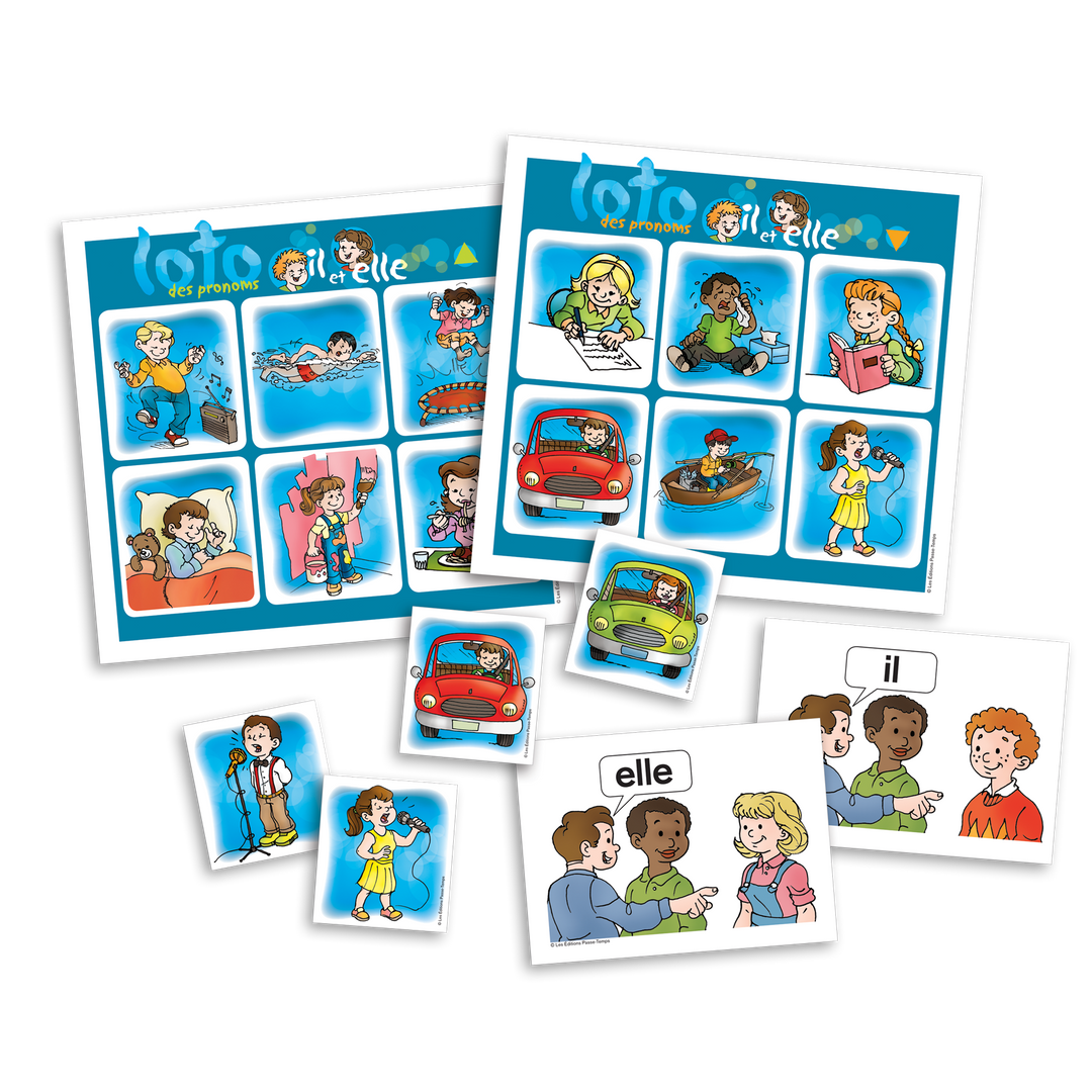 Loto des pronoms il et elle