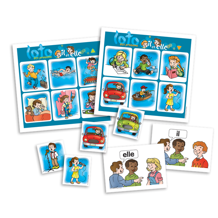 Loto des pronoms il et elle