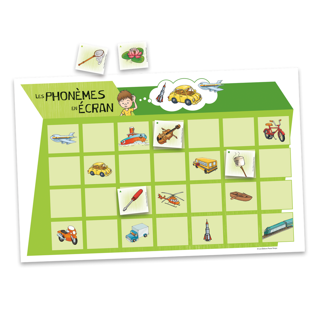 Les phonèmes en écran - F/V