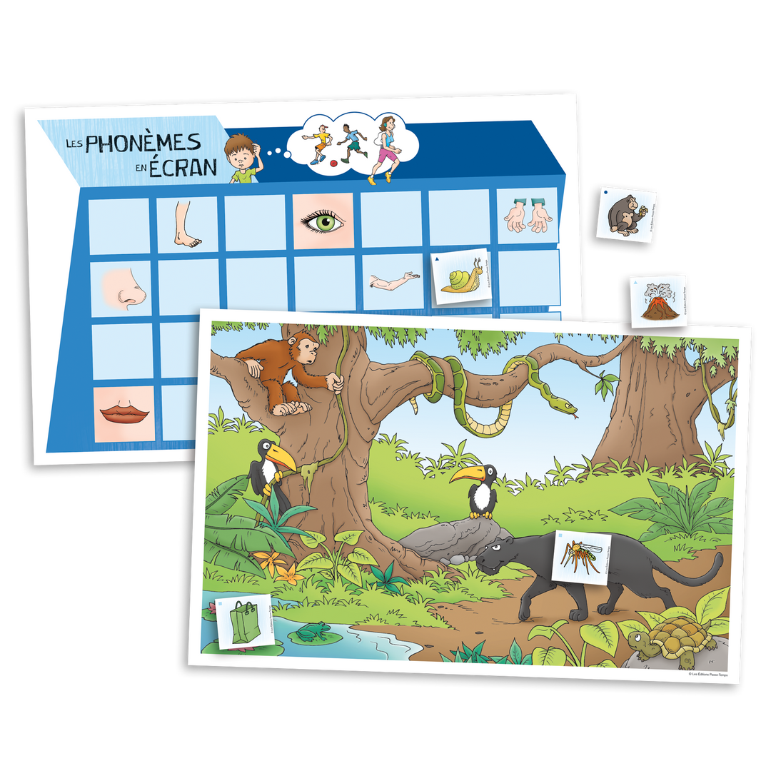 Les phonèmes en écran - K ou C dur / G dur