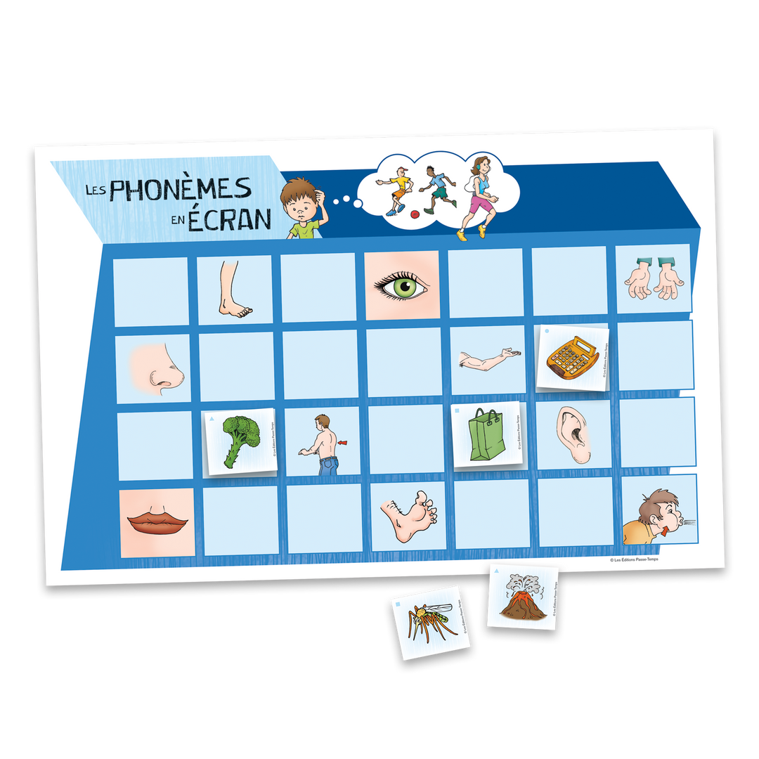 Les phonèmes en écran - K ou C dur / G dur