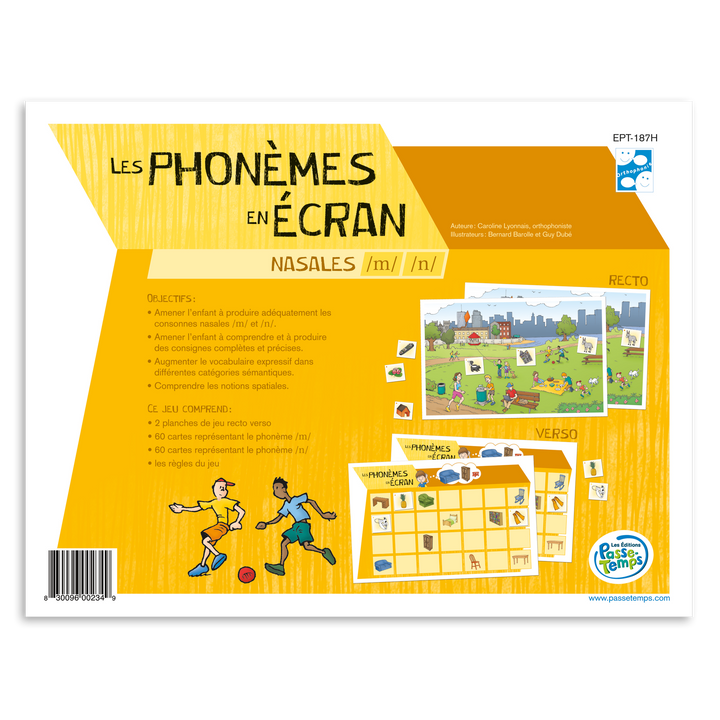 Les phonèmes en écran - M/N