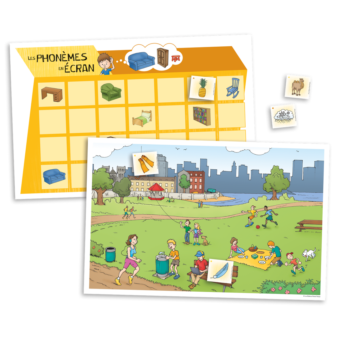 Les phonèmes en écran - M/N