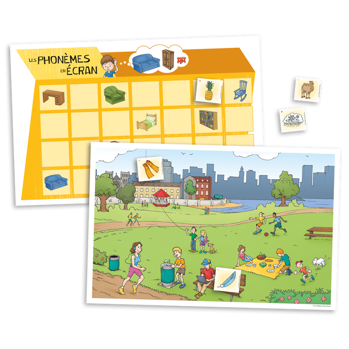 Les phonèmes en écran - M/N