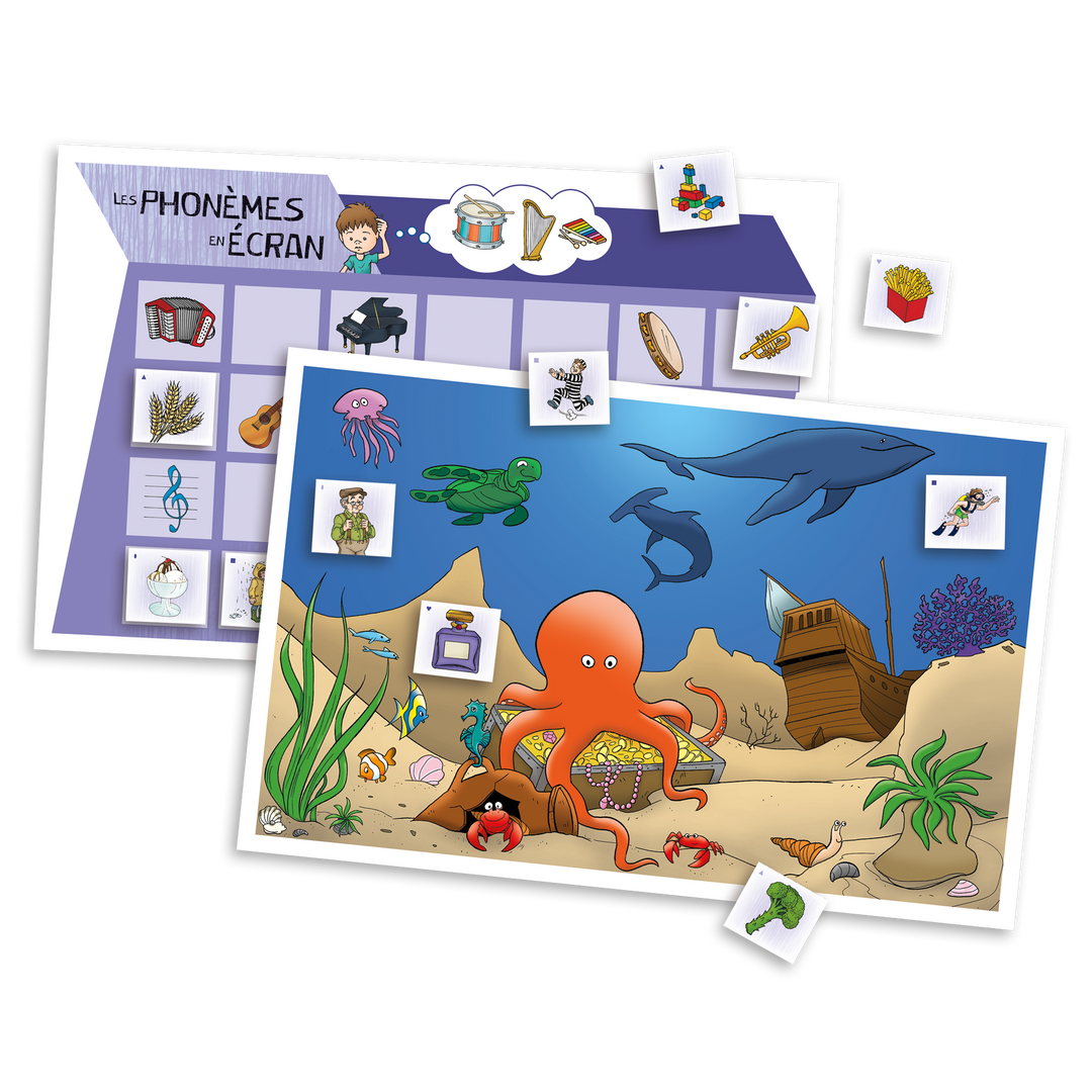 Les phonèmes en écran - Groupes consonantiques /r/ et /l/