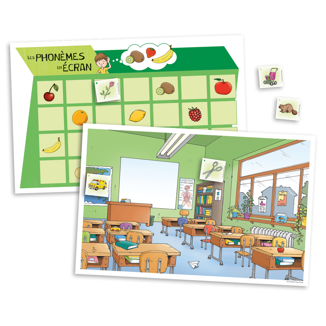 Les phonèmes en écran - Ensemble complet