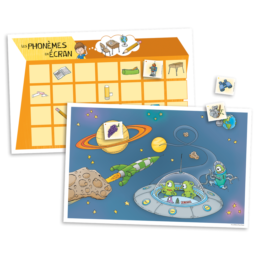 Les phonèmes en écran - Ensemble complet