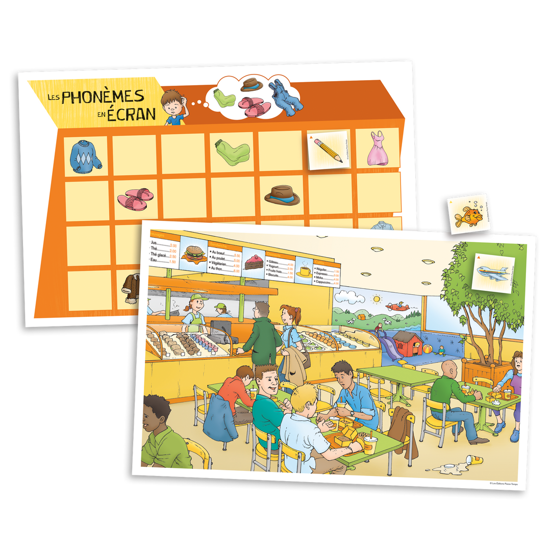 Les phonèmes en écran - Ensemble complet