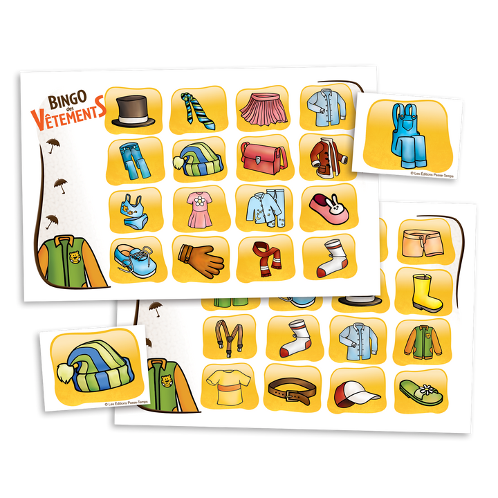 Bingo des vêtements
